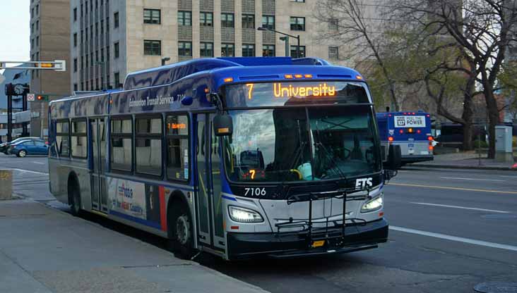 Edmonton New Flyer Xcelsior XD40 7106